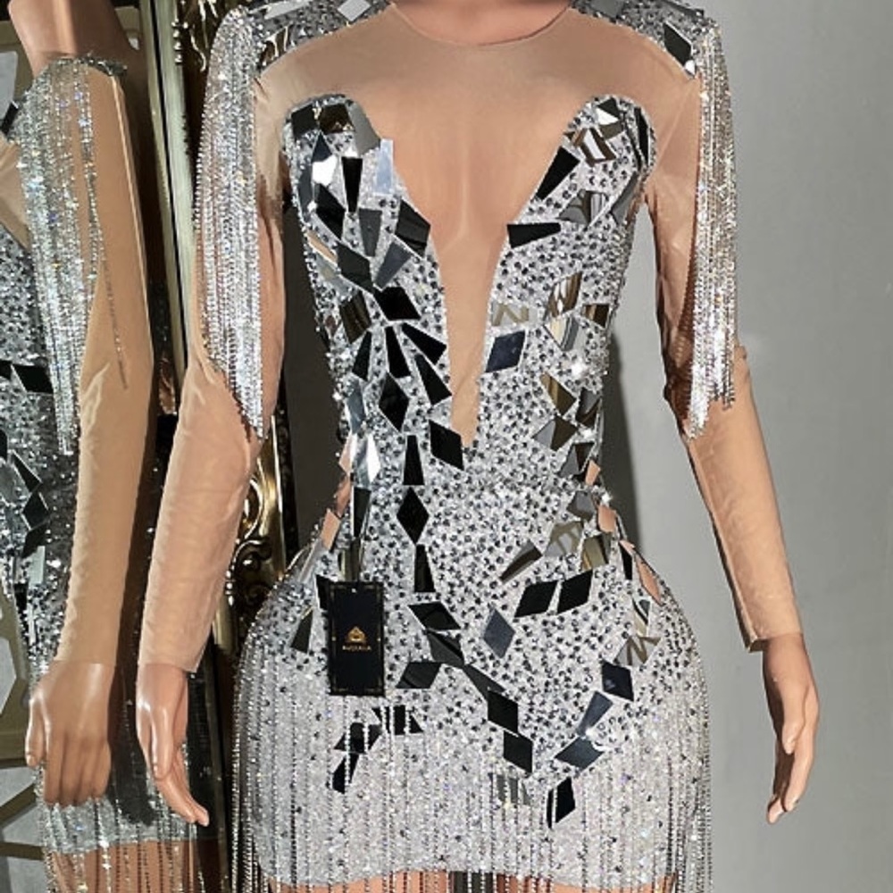 Custom made mirror dress